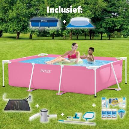 Piscine rectangulaire Intex 220x150x60 cm avec Accessoires - 2826697