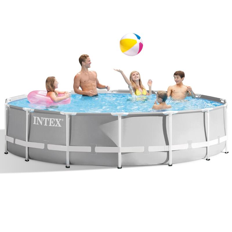 Intex Rond Prism Frame Zwembad 427x107 cm met Accessoires - 2672050