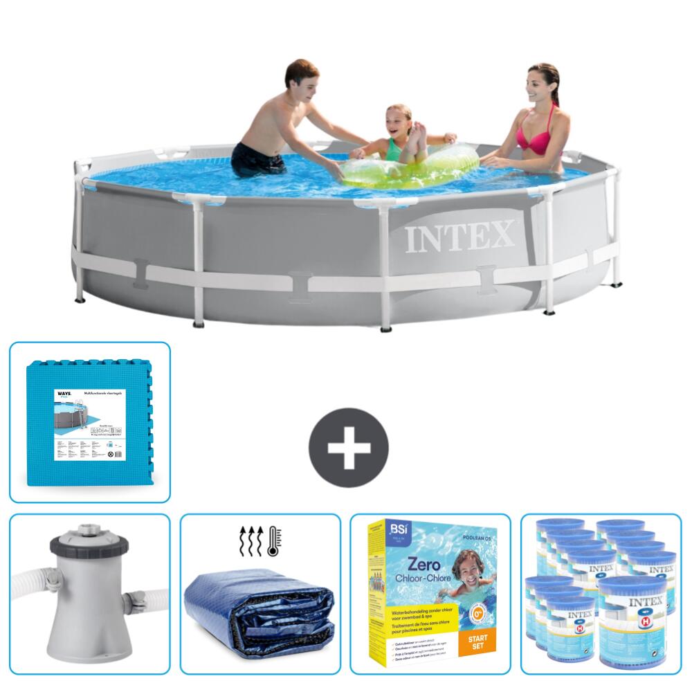 Intex Rond Prism Frame Zwembad 305x76 cm met Accessoires - 2670223 1/6