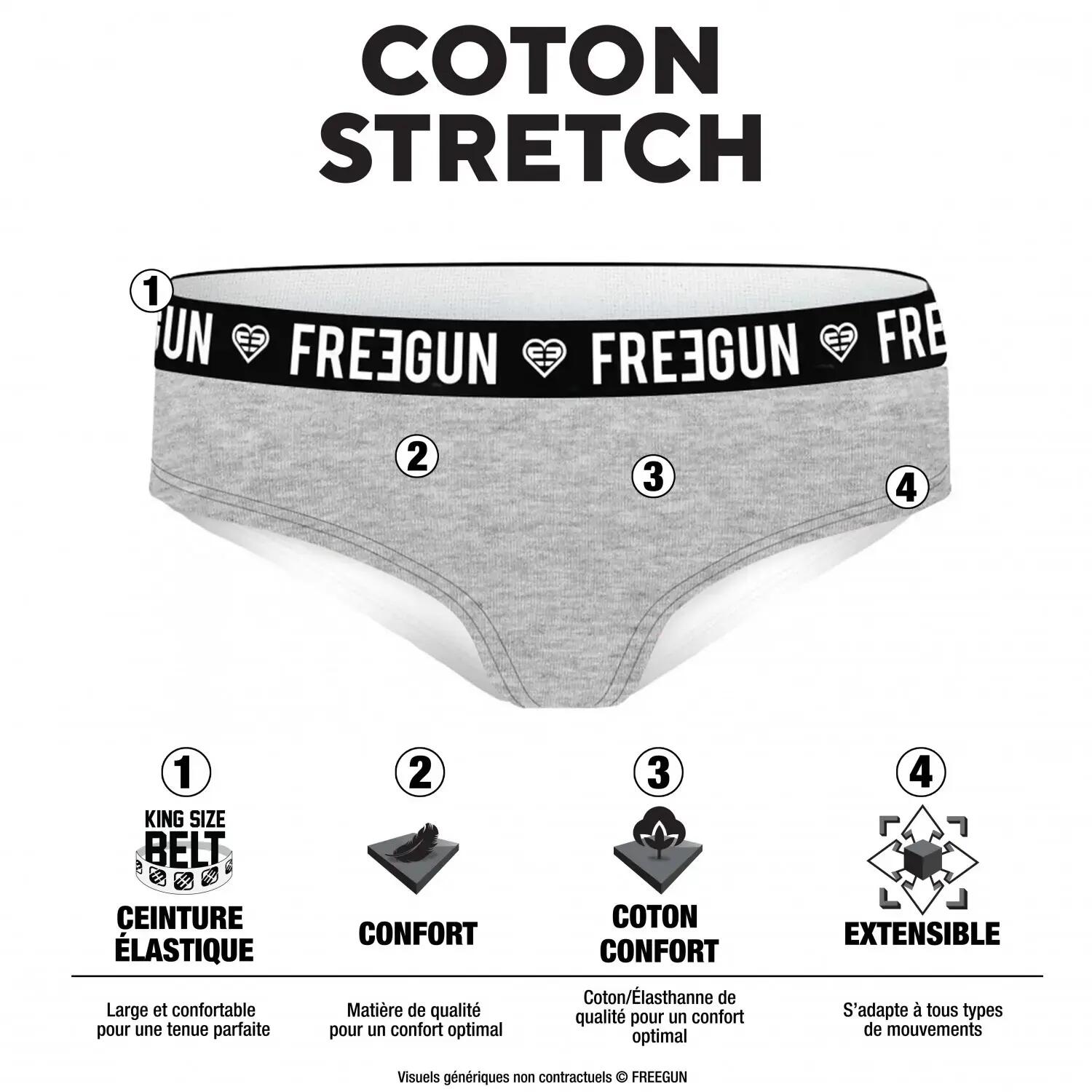 Pack Surprise de 3 Boxers coton femme 4/4