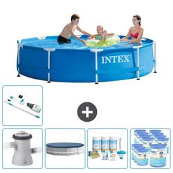 Piscine à cadre rond Intex 305x76 cm avec Accessoires - 2820219