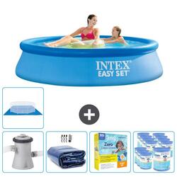 Piscine Gonflable Ronde Intex - 244x61 cm avec Accessoires - 2810822