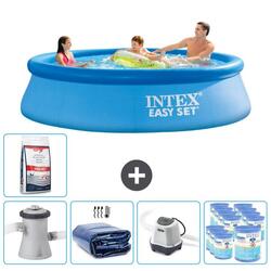 Piscine Gonflable Ronde Intex - 305x76 cm avec Accessoires - 2812255