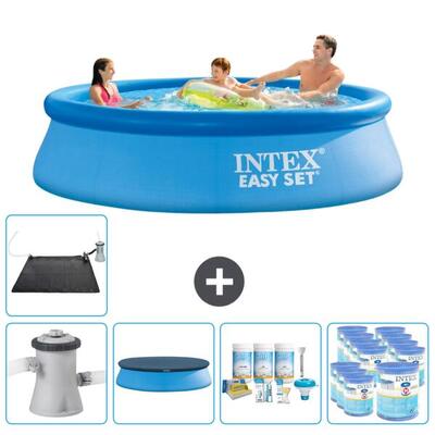 Intex rond opblaasbaar zwembad - 305x76 cm met accessoires - 2812218