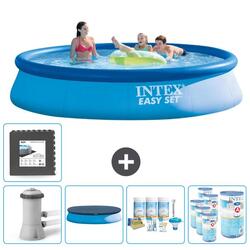 Piscine Gonflable Ronde Intex - 396x84 cm avec Accessoires - 2814217