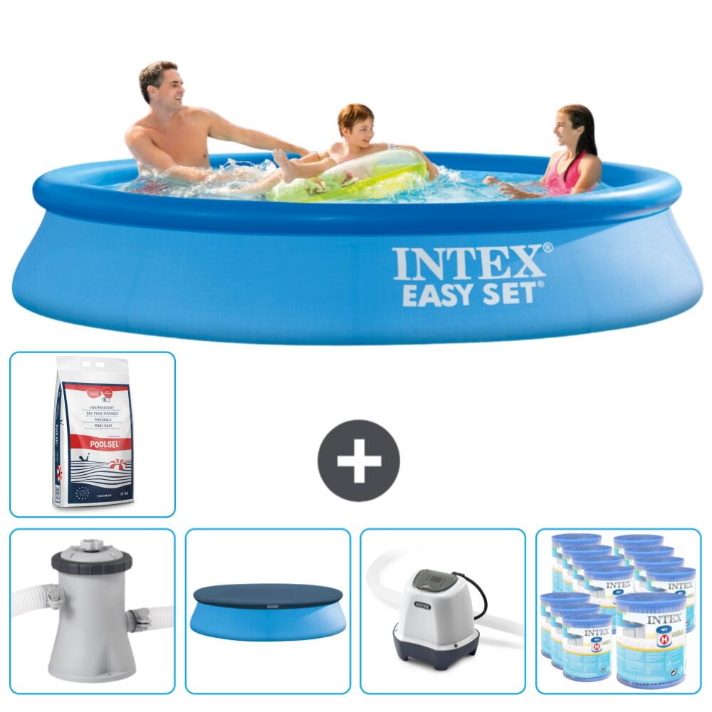 Intex - Piscine Gonflable Ronde Intex - 305x61 Cm Avec Accessoires - 2811855 - Piscine - Bleu - Taille Unique - Decathlon