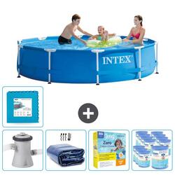 Piscine à cadre rond Intex 305x76 cm avec Accessoires - 2820223