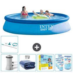 Piscine Gonflable Ronde Intex - 396x84 cm avec Accessoires - 2814228