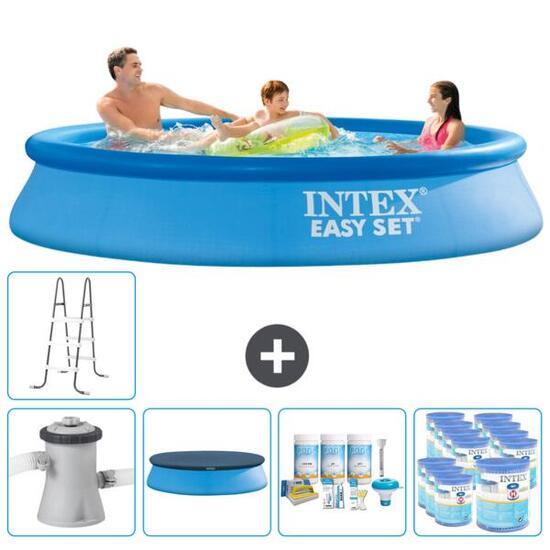 Piscine Gonflable Ronde Intex - 305x61 cm avec Accessoires - 2811820