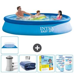 Piscine Gonflable Ronde Intex - 366x76 cm avec Accessoires - 2813222