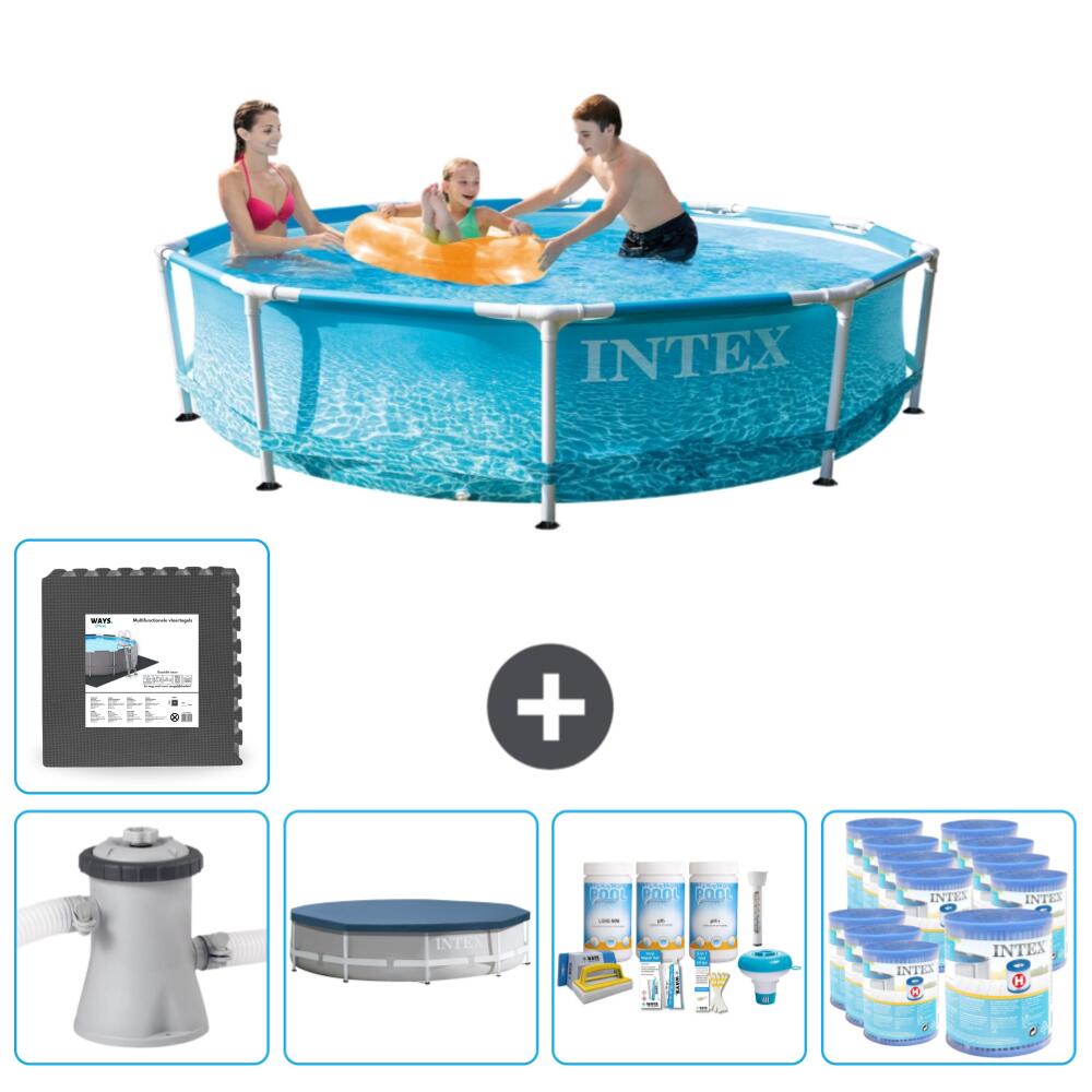 INTEX Intex Rond Frame Zwembad 305x76 cm met Accessoires - 2820817