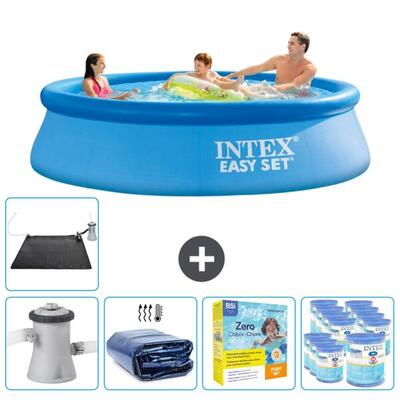Intex rond opblaasbaar zwembad - 305x76 cm met accessoires - 2812225