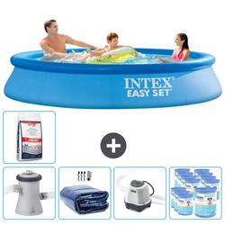 Piscine Gonflable Ronde Intex - 305x61 cm avec Accessoires - 2811856