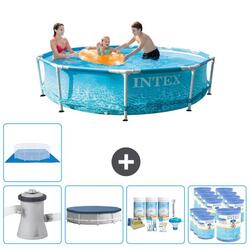 Piscine à cadre rond Intex 305x76 cm avec Accessoires - 2820815