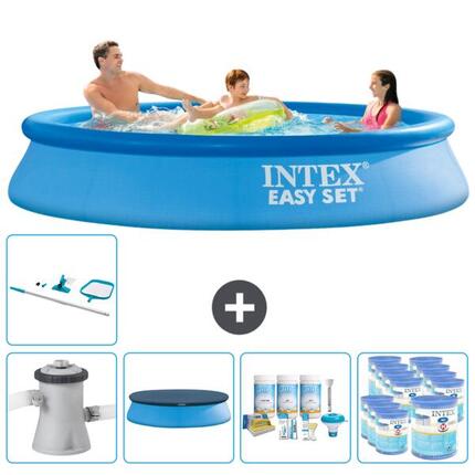 Piscine Gonflable Ronde Intex - 305x61 cm avec Accessoires - 2811821