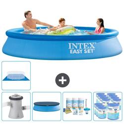 Piscine Gonflable Ronde Intex - 305x61 cm avec Accessoires - 2811815