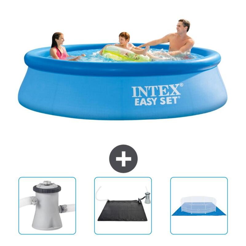 Piscine Gonflable Ronde Intex - 305x76 cm avec Accessoires - 2812079