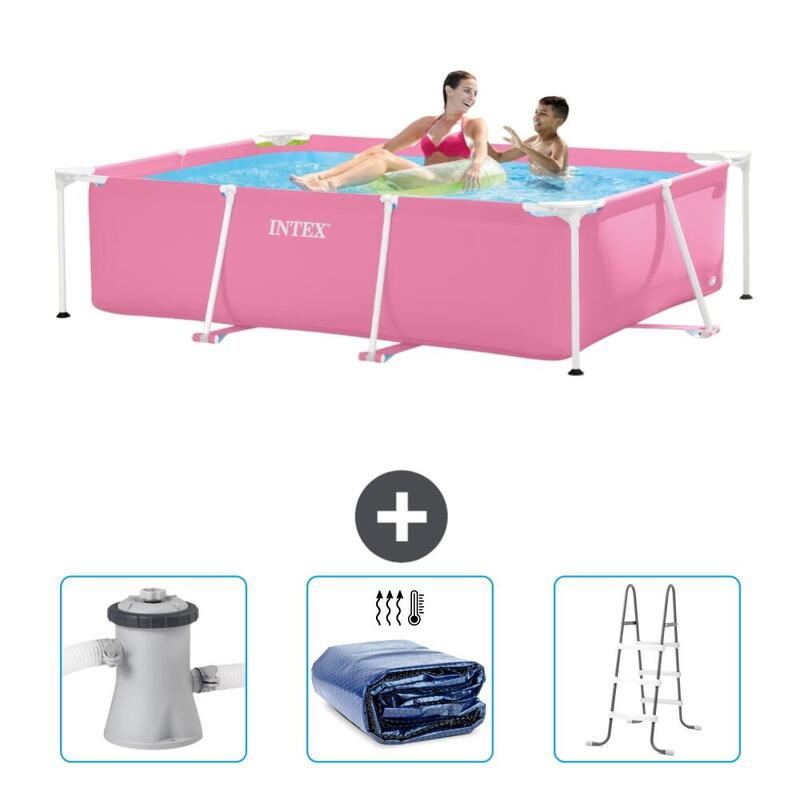 Piscine rectangulaire Intex 220x150x60 cm avec Accessoires - 2826683