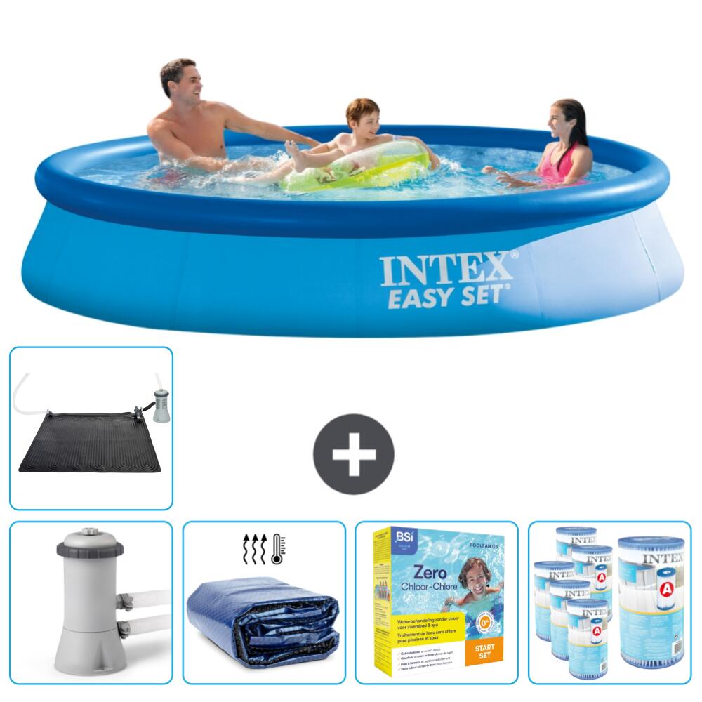 Intex - Piscine Gonflable Ronde Intex - 366x76 Cm Avec Accessoires - 2813225 - Piscine - Bleu - Taille Unique - Decathlon