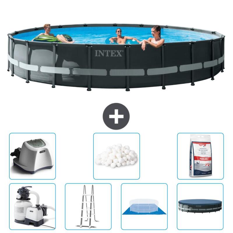 Piscine Intex ronde Ultra XTR Frame 610x122 cm avec Accessoires - 2633457