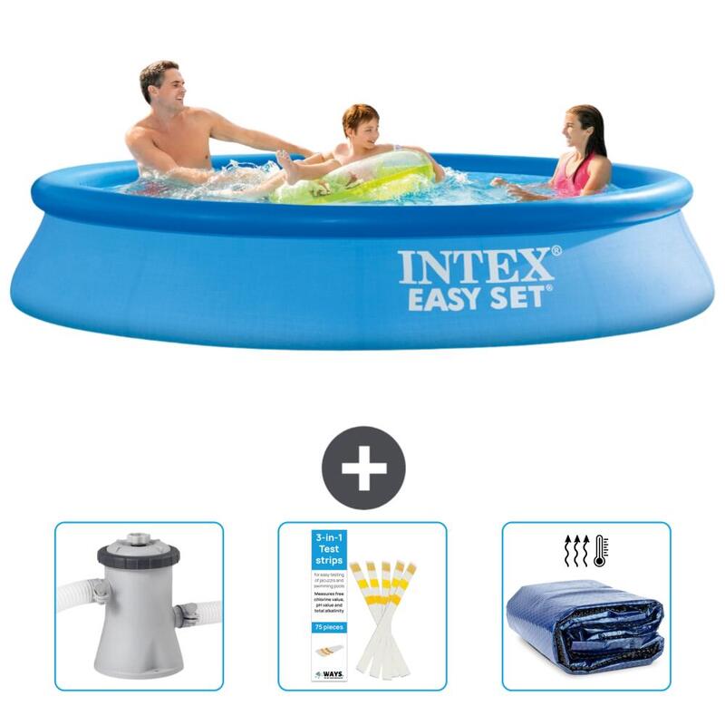 Intex Rond Opblaasbaar Zwembad - 305x61 cm met Accessoires - 2811674