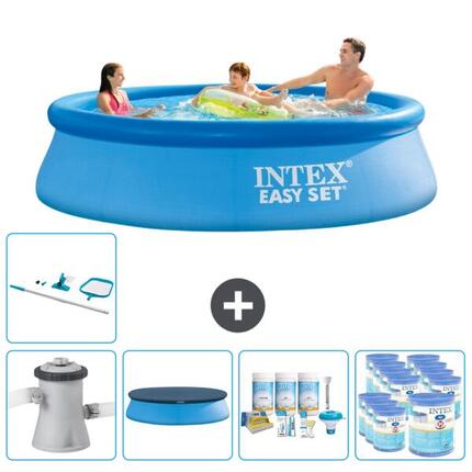 Piscine Gonflable Ronde Intex - 305x76 cm avec Accessoires - 2812221