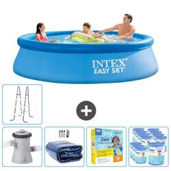 Piscine Gonflable Ronde Intex - 305x76 cm avec Accessoires - 2812227