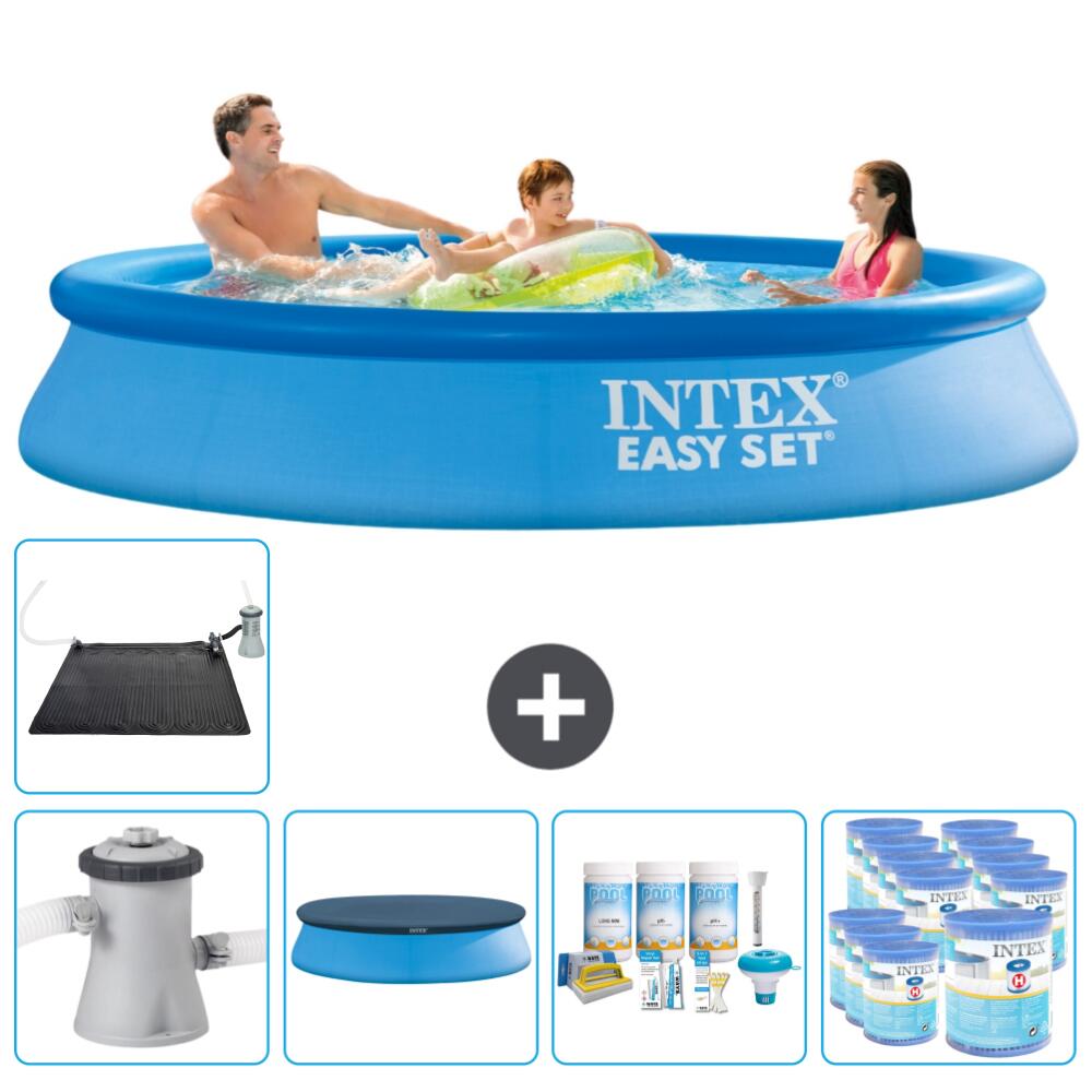 Intex - Piscine Gonflable Ronde Intex - 305x61 Cm Avec Accessoires - 2811818 - Piscine - Bleu - Taille Unique - Decathlon