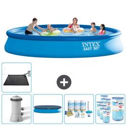 Piscine Gonflable Ronde Intex - 457x84 cm avec Accessoires - 2815818