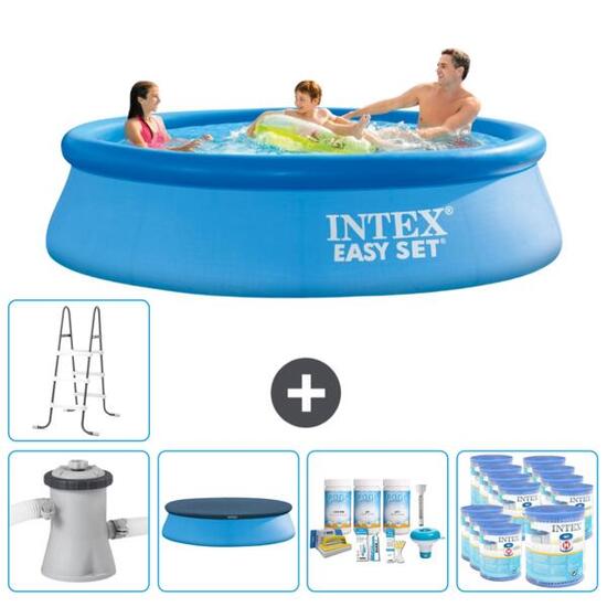 Piscine Gonflable Ronde Intex - 305x76 cm avec Accessoires - 2812220
