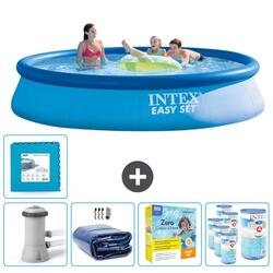 Piscine Gonflable Ronde Intex - 396x84 cm avec Accessoires - 2814223