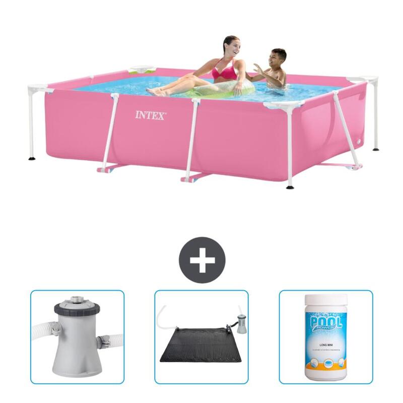 Piscine rectangulaire Intex 220x150x60 cm avec Accessoires - 2826680