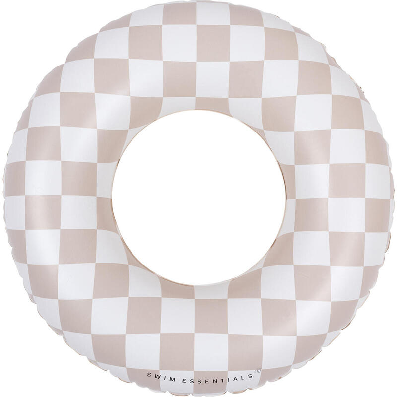 Swim Essentials Swim Ring - Beige - Checkmate