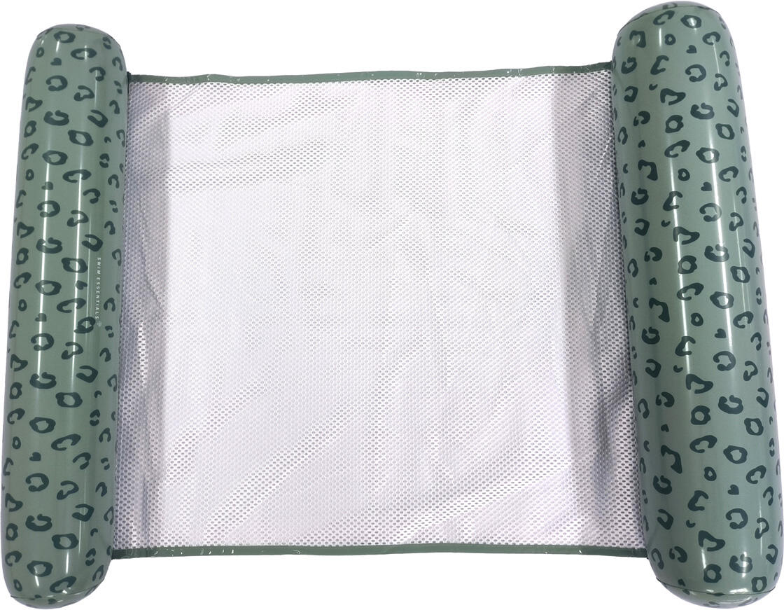 SWIM ESSENTIALS Swim Essentials Wasserhängematte Grün Leopard 116 x 78 x 15 cm