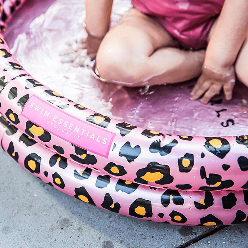 Natation  Piscine pour bébé 60cm  Rose Or Leopard