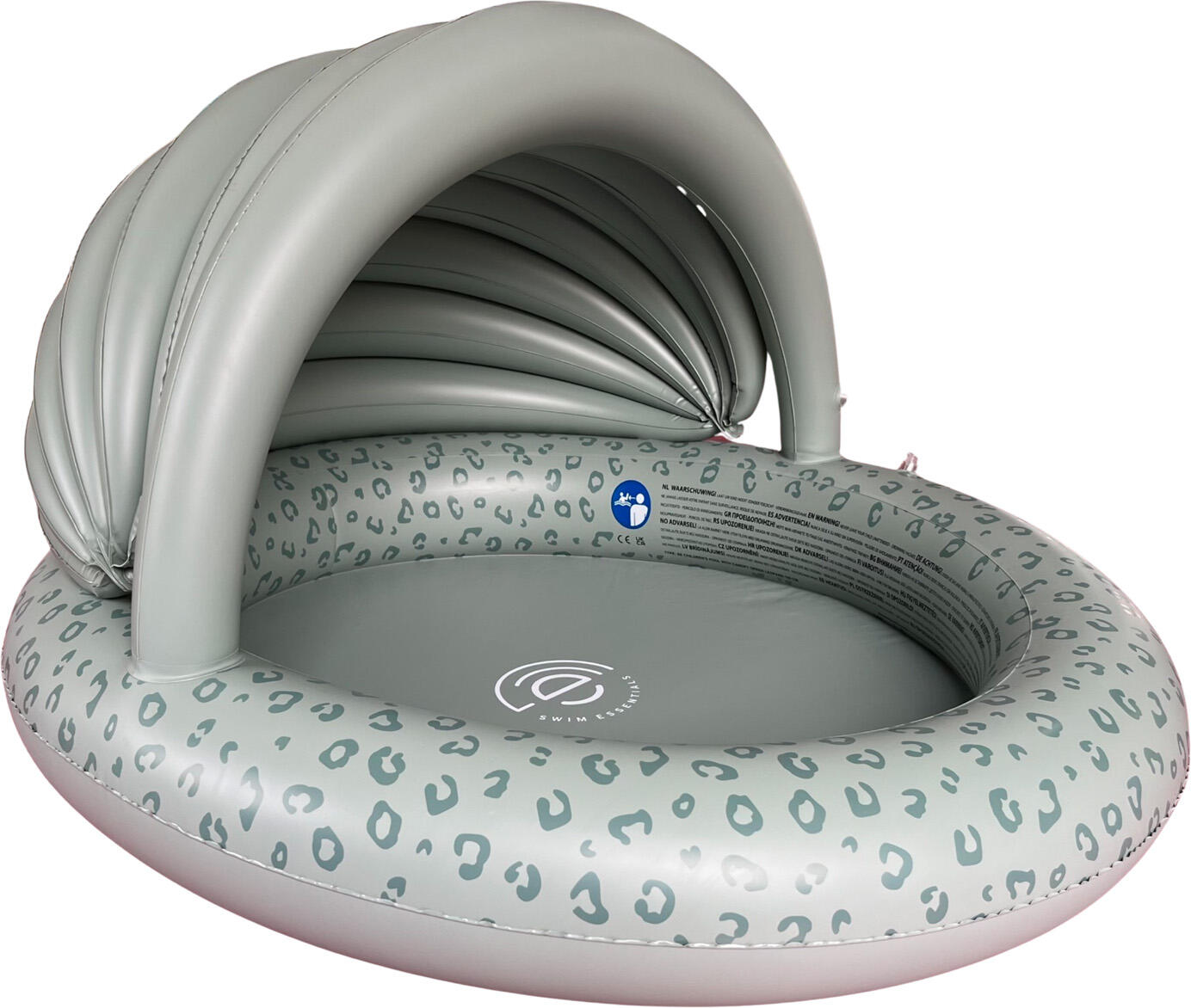 SWIM ESSENTIALS Swim Essentials | Piscina Panterato baby fuori terra Ø 100 cm con Cappello estiv