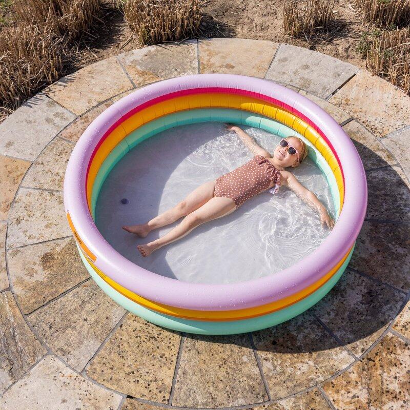Swim Essentials Swimming Pool 150 cm Rainbow 4/7