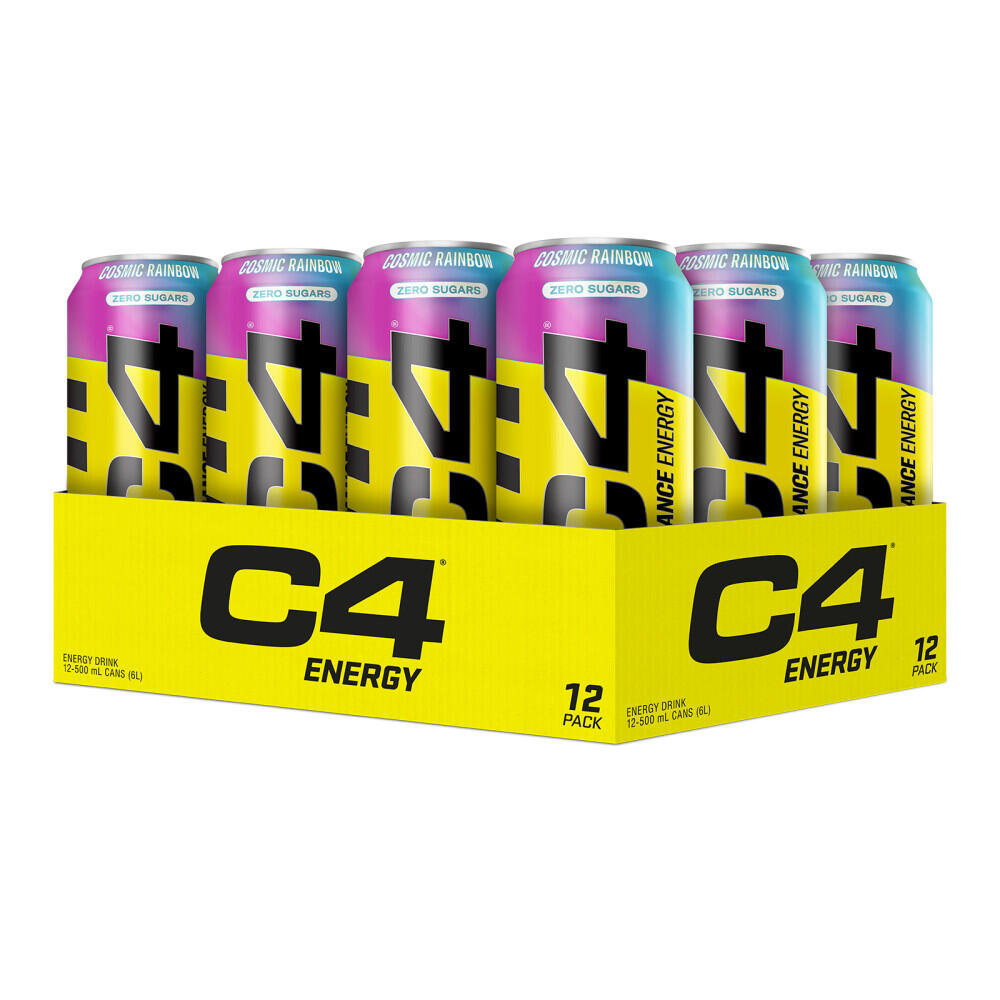 CELLUCOR Bevande energetiche - Bevanda C4 Energy – Arcobaleno Cosmico Confezione da 12