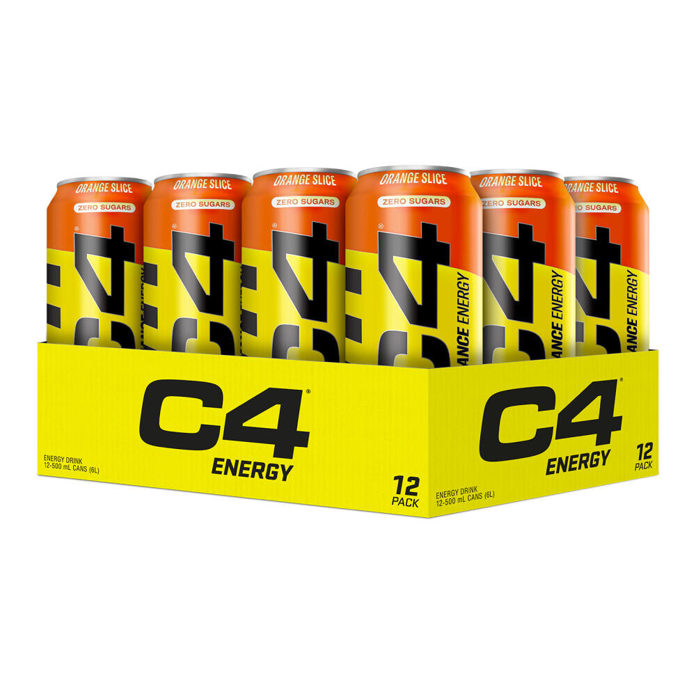 CELLUCOR Bevande energetiche - Bevanda C4 Energy – Fetta d'Arancia Confezione da 12