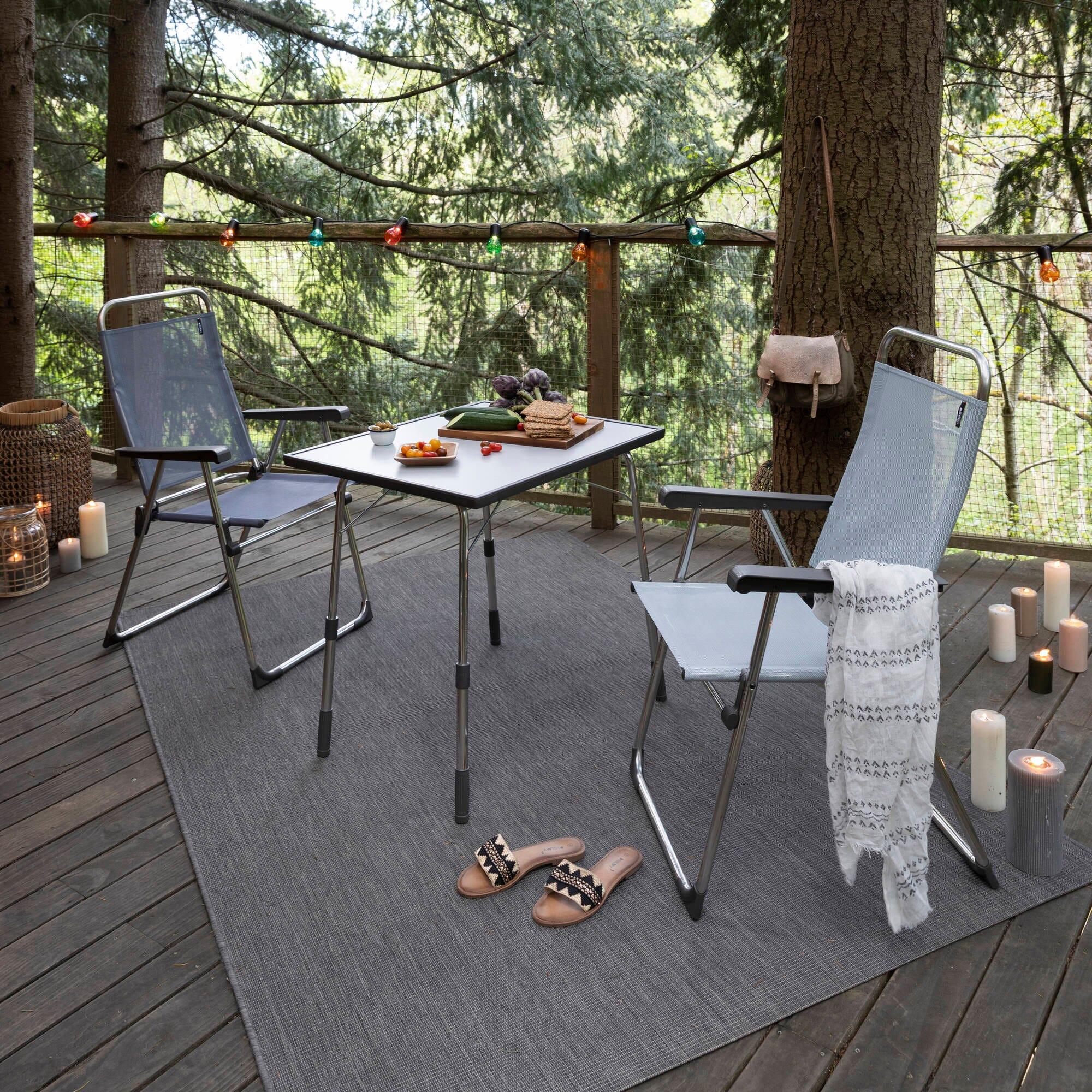 Lot de 2 Fauteuils pliants ultra-légers - ALU VICTORIA - Bleu - Lafuma Mobilier 4/4