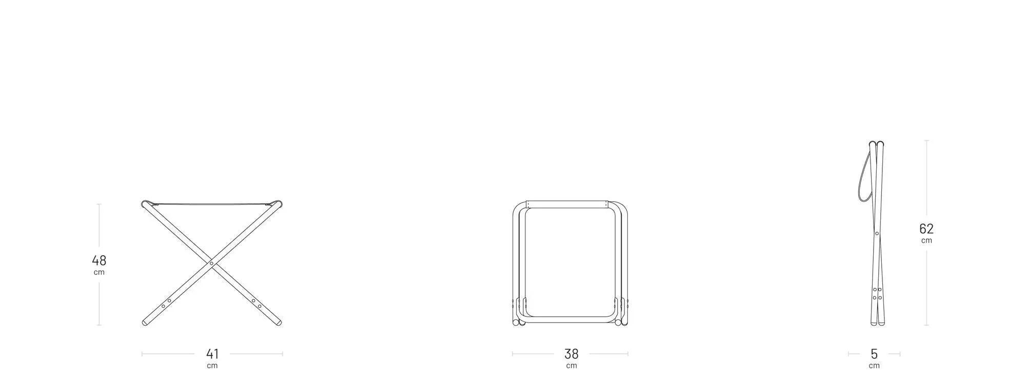Tabouret pliant ultra-léger - ALU PL - Vert - Lafuma Mobilier 3/5