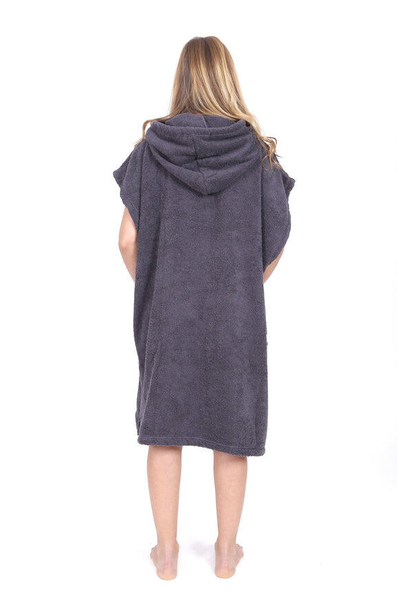 Poncho Surf  Gris  Sin Mangas  Talla Mediana Pacifique Sud 2/6