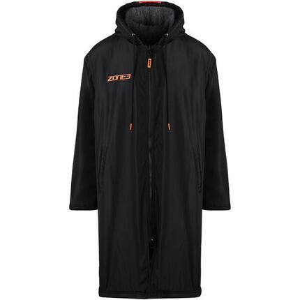 Zone3 Gerecyclede parka-jas - zwart/oranje