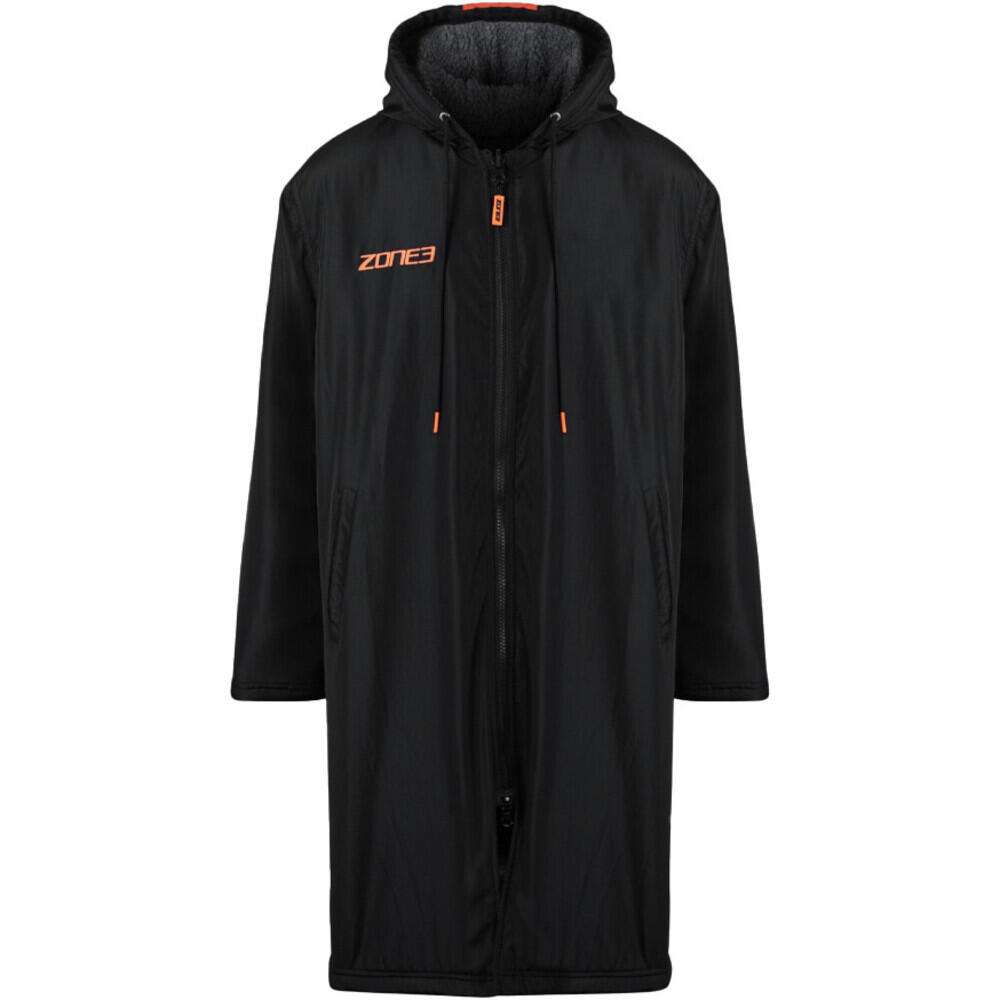 Zone3 - Parka En Robe Recyclée Zone3 - Parka - Noir|orange - 40 M - Decathlon