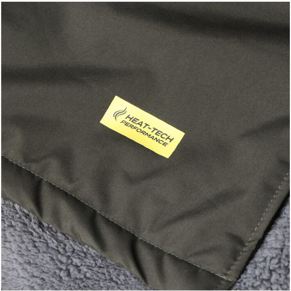 Heat- Tech Polaire Fleece Parka Oversize Robe - Kaki 5/7