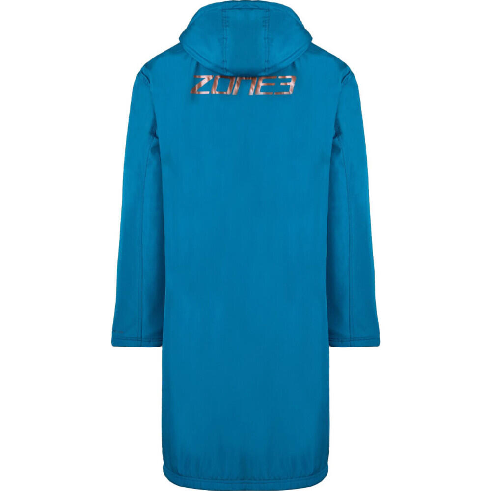 Parka Reciclada Cambio Robe - Teal / Cream / Copper 2/7