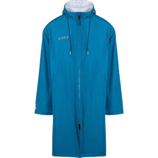 Zone3 Gerecyclede parka - blauwgroen/crème/koper