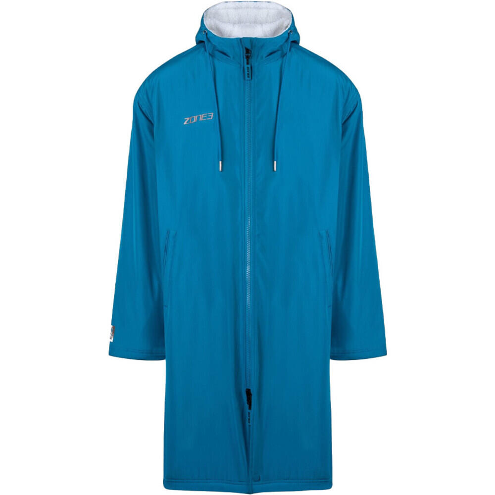 Zone3 - Parka Recyclée Changing Robe - Teal / Cream / Copper - Parka - Blanc|bleu|marron - 42 M/l - Decathlon