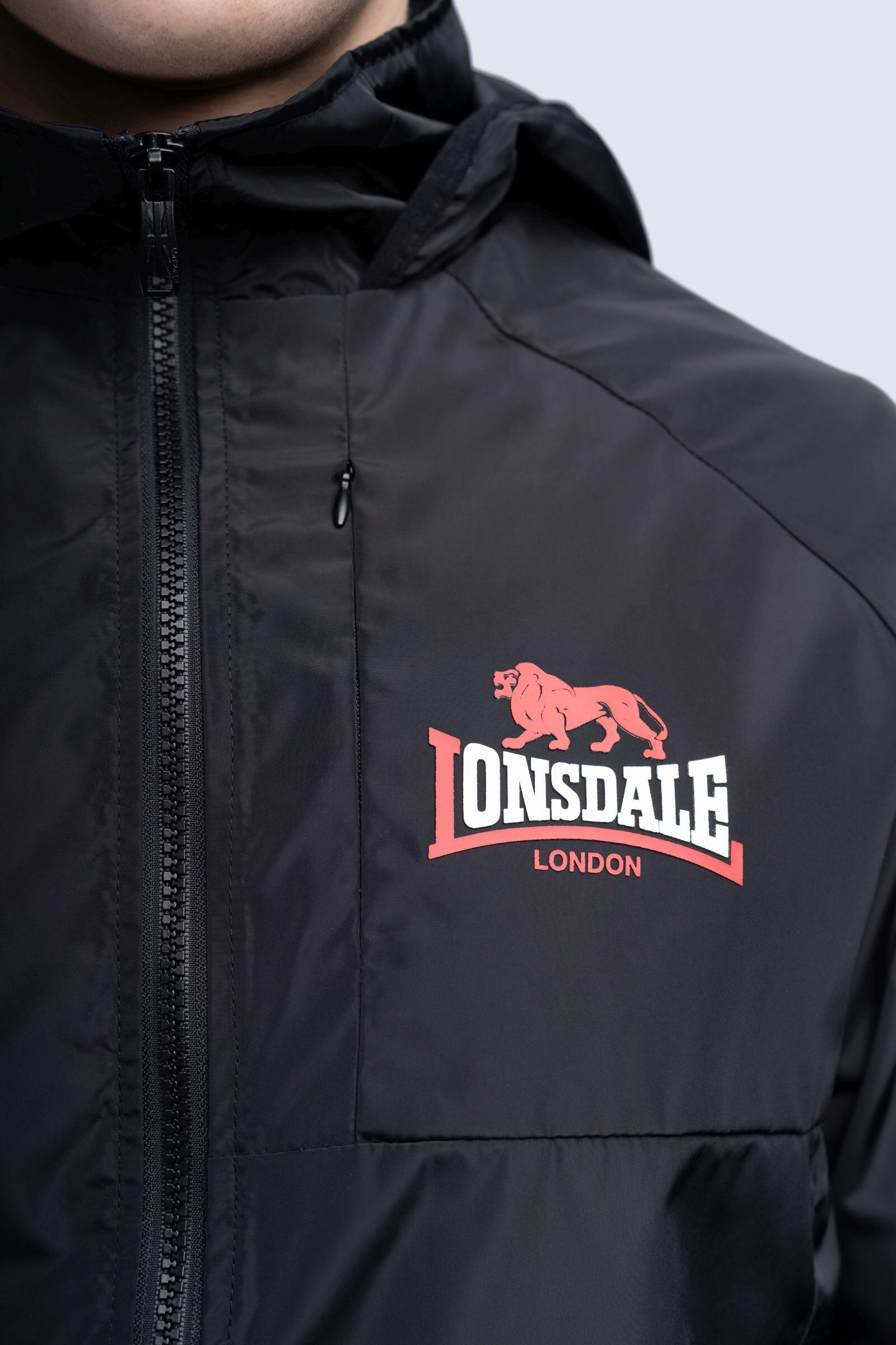 LONSDALE Herren Windjacke mit Kapuze normale Passform GLENGOLLY 5/7