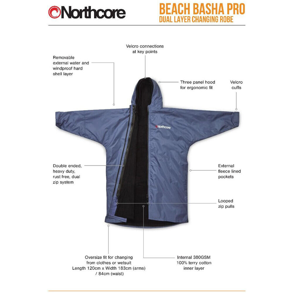 Adult 2025 Beach Basha Pro 4 Season Changing Robe NOCO24J 5/5